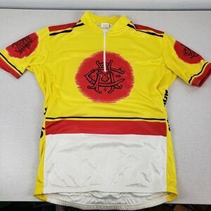 Blik Mens Multicolor Arlington Club Cyclists Half Zipper‎ Sports Jersey Size XL